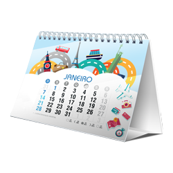 Calendrio de Mesa Off Set 12x15cm 14 Pginas - Mltiplos de 100  (MB1894.1024)