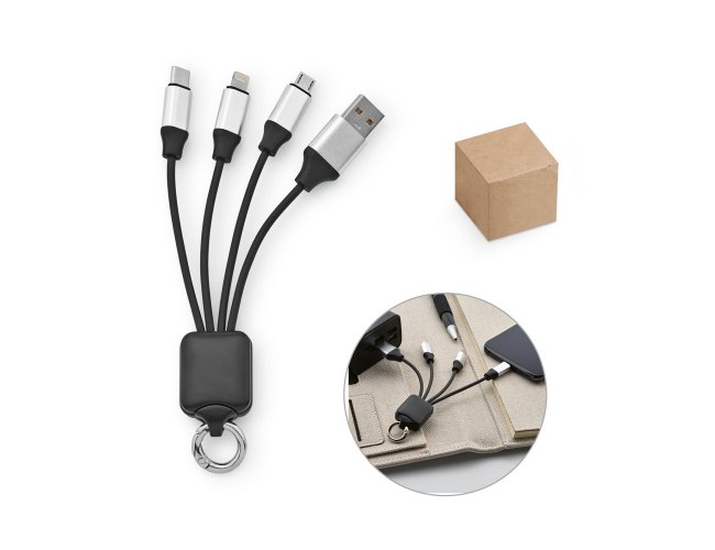 Cabo USB de Carregamento Rpido 3 em 1 SP97173 (MB12600)