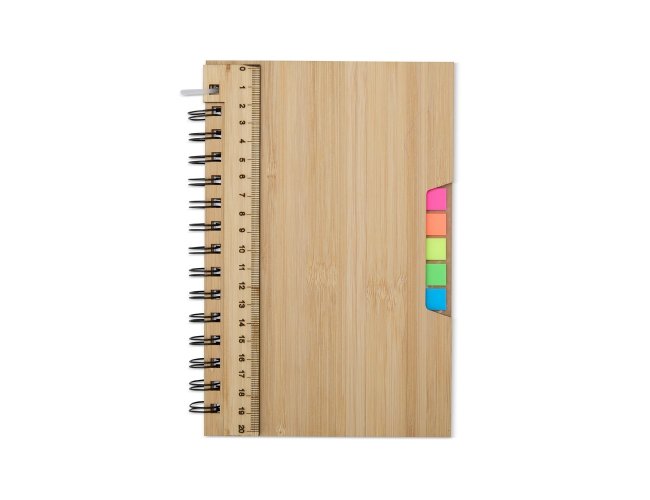 Caderno A5 Bambu 20,9x14,8cm Com Pauta XB18898 (MB1599)