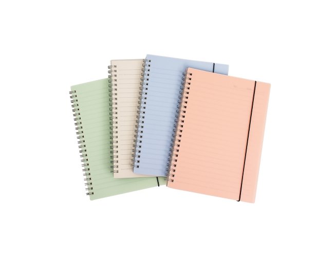 Caderno A5 Plstico 21x15,3cm Com Pauta XB05058B (MB1702)